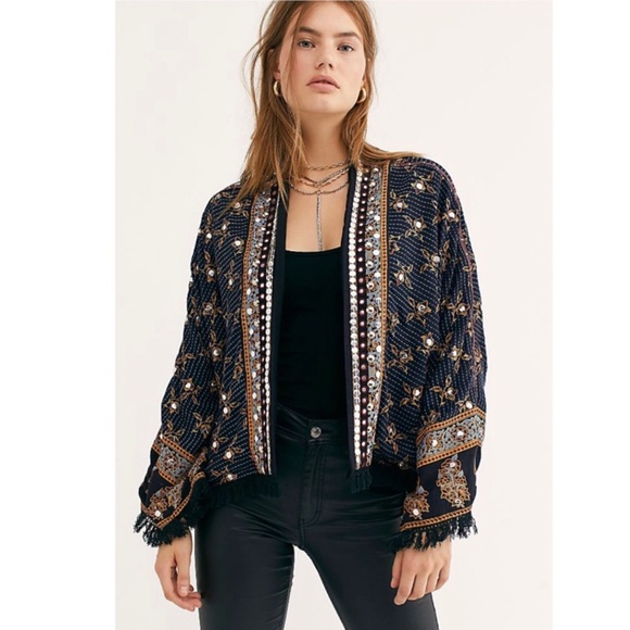 Free People Ray of Sun Boho Mimono Jacket - Picture 5 of 15
